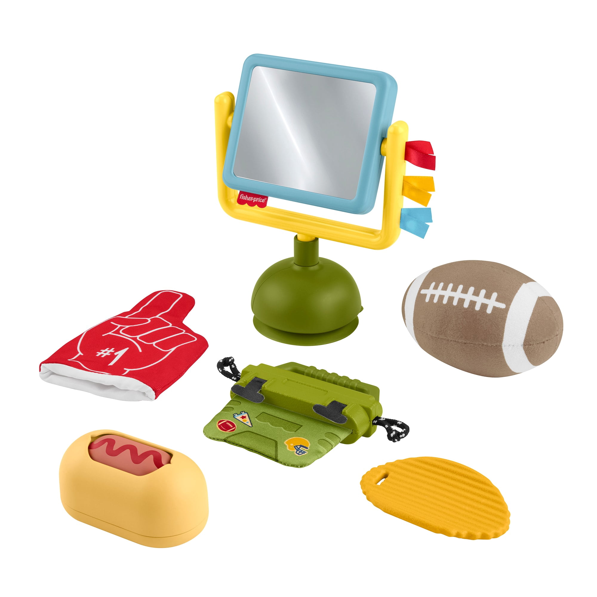 Fisher-Price Moments Mini Moi Ensemble du Petit Adepte d'Avant-match, Jouets d'Activités Sensorielles pour Bébé