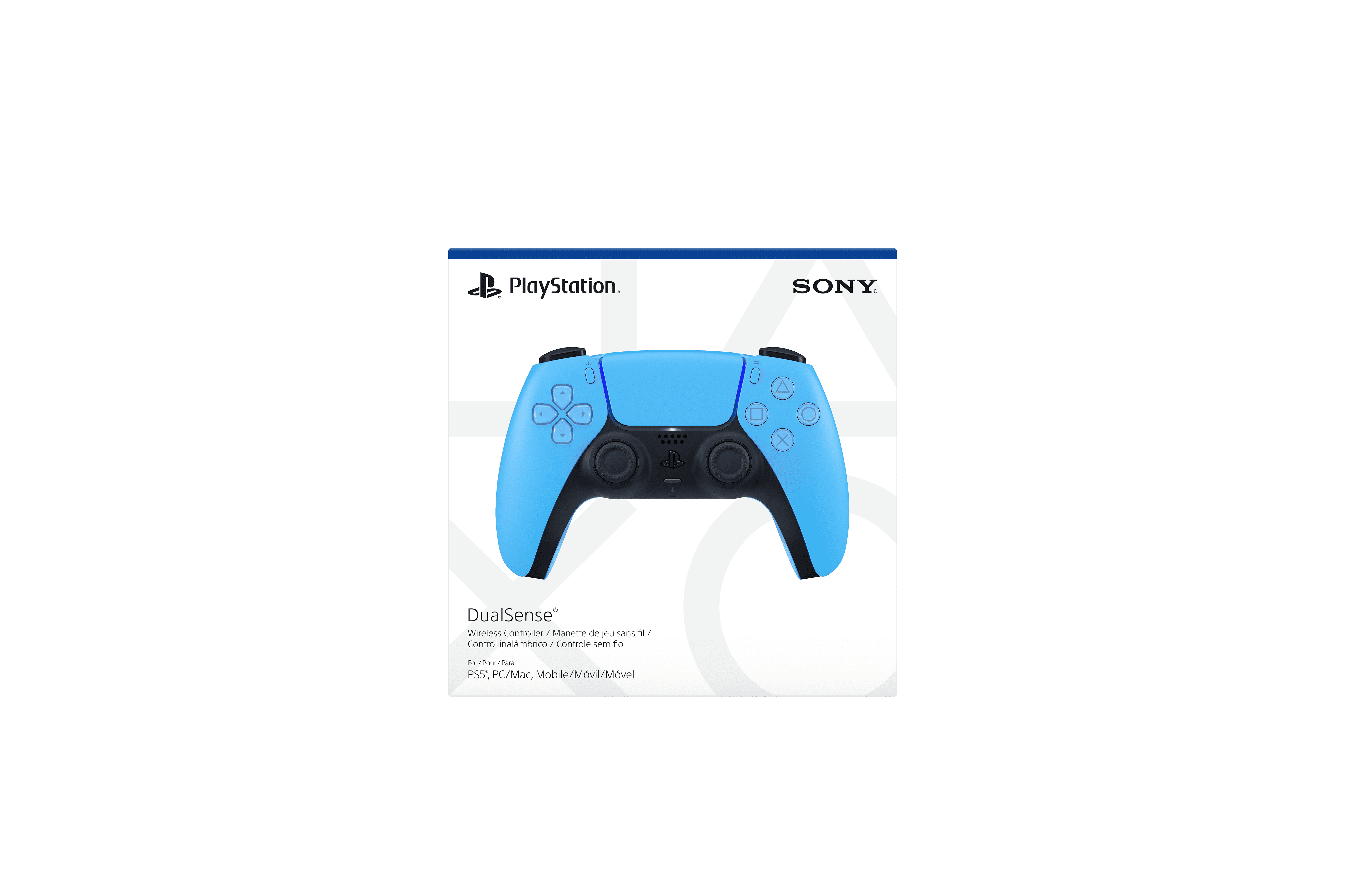 DualSense™ Wireless Controller – Starlight Blue - For PS5, PC, MAC & Mobile