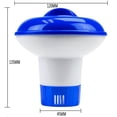 thumbnail image 5 of 1pcs Swimming Pool Bromine Dispenser Strong Floating Chlorine Dispenser for Indoor & Outdoor Swimming Pools Floating Mini Tablet Spa Chemical Dispenser 5” Diameter, 5 of 5