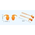 thumbnail image 2 of Swimming Ear Plugs With Lanyard Noise Reducing And Comfortable Earplugs For Swimmers For Water Sports And Pool, 2 of 2