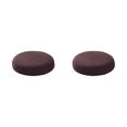 thumbnail image 1 of maskred Housses de Coussin Rondes pour Tabouret Confortable Polyester Imperméabilisation Douce Café Foncé 2Set, 1 of 6