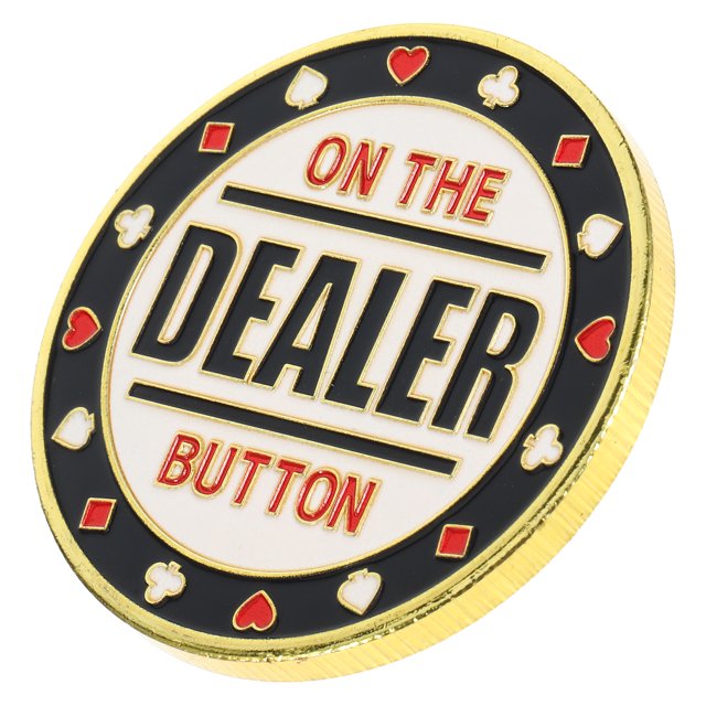 Miangastore Dealer Button Metal Poker Guard Poker Card Poker Guard Dealer Poker Accessory