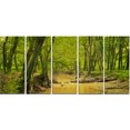 thumbnail image 2 of Creek in Wild Green Forest - Oversized Forest Canvas Artwork, 2 of 3