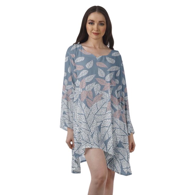 Moomaya Robes Décontractées Femmes Rayonne Robe Mini à Manches Longues pour Femmes