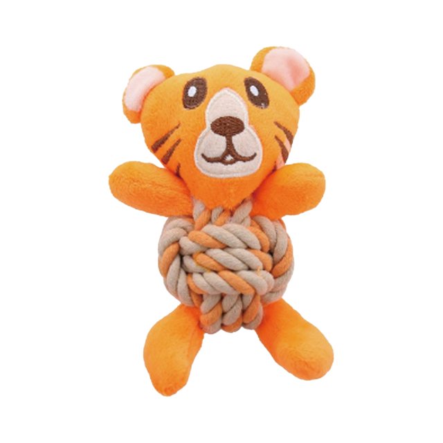 Dog Teething Rope Toy Sounding Dog Toy Cute Animal Shaped Pet Toy Knitted Dog Toy Suitable For Small And Medium Dogs