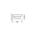 thumbnail image 2 of Grohe 40444001 Porte-Savon Essentiel avec Support, Chrome, 2 of 4