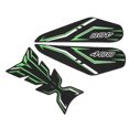 thumbnail image 2 of FLAMEEN Autocollant de Réservoir de Carburant 3pcs Réservoir de Carburant Autocollant Garde Antidérapant Protection Pad Fit pour Kawasaki Z400 400, Coussinets de Réservoir de Moto, 2 of 8