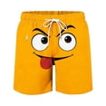 thumbnail image 3 of Swim Trunks for Boys Toddler Solid Color Cute Print Breathable Shorts with Pocket 1Pc, 3 of 7