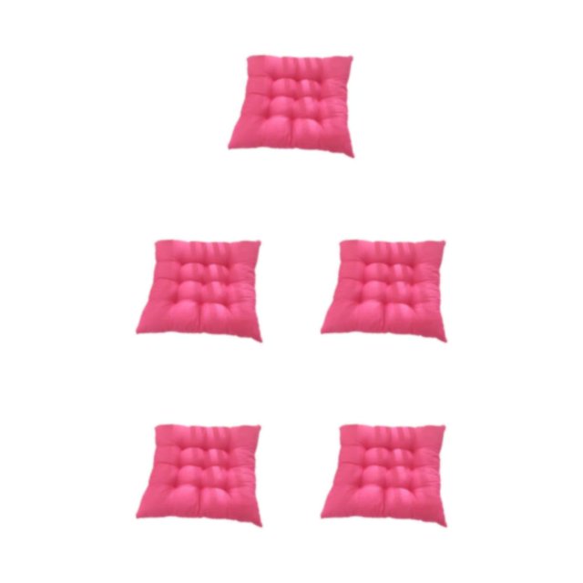 serony Waterproof Seat Cushion For Outdoor Activities Breathable Polyester Fabric Pearl Filling Polyester Fabric Is roseo 5Set