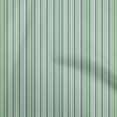 thumbnail image 1 of oneOone Cotton Silk Green Fabric Stripes Craft Projects Decor Fabric Printed By The Yard 42 Inch Wide, 1 of 4
