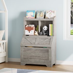 Bibliothèques pour enfants, Rangement de jouets avec lis et cubby à bascule, bibliothèques pour enfants en bois, salle de jeux, chambre d'enfants, chambre, école maternelle