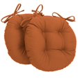 thumbnail image 1 of Coussins de Chaise Ronds Capitonnés en Sergé Uni de 16 Po (Ensemble de 2), 1 of 2
