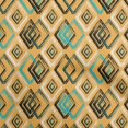 thumbnail image 1 of oneOone Cotton Poplin Mustard Yellow Fabric Geometric Craft Projects Decor Fabric Printed By The Yard 56 Inch Wide, 1 of 5