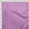 thumbnail image 4 of oneOone Velvet Fuschia Pink Fabric Abstract Stripe Sewing Craft Projects Fabric Prints By Yard 58 Inch Wide, 4 of 5
