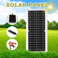 thumbnail image 4 of TFixol 12W Portable Solar Charger with USB Output, IP65 Waterproof for Outdoor Adventures, RVs, Boats, and Off-Grid Use, Monocrystalline Panel Included, 4 of 6