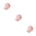 thumbnail image 4 of Thinsony Hip Hop Baseball Cap With Ring Decor For Stylish Look Cotton Ring Baseball Hat Fits All Head Shape Comfortable Ring Pink 3Set, 4 of 6