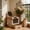 Pink, variant on Dvkptbk litter box Foldable Fully Enclosed Cats Litter Box Detachable Oppose Scatter Odor Control Kitty Litter Pan with Drawer for Plain Cleaning Portable Large Cats Litter Box