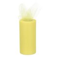 thumbnail image 1 of Unique Bargains 6 inch 50 Yards Tulle Ribbon Rolls Pastel Netting Fabric for Gift Wrapping Christmas Wedding, Light Yellow, 1 of 5