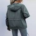 thumbnail image 3 of Alsol Lamesa Imperméables pour Femmes, Manteaux de Pluie Légers, Coupe-Vent, Compressibles, Randonnée en Plein Air, Veste à Capuche, 3 of 6