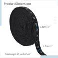 thumbnail image 2 of 15 Yards Sewing Snap Tape Trim, Sewing Snap Ribbon Fastener Press Stud Tape, Snap Button Tape Soft Cloth Sewing Snap for Sewing DIY Accessories, 2 of 6