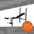 thumbnail image 4 of Soozier Banc d'Haltérophilie à Inclinaison et Déclin avec Extension des Jambes et Support pour Barre, Banc Réglable pour Musculation, 4 of 9