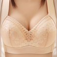 thumbnail image 2 of Timegard Bras for Women Wireless Flower Lace Full Coverage Comfortable Everyday Bras with High Support, 2 of 2