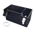 thumbnail image 3 of Yinanstore Aquarium Fish Tank Filter Accessory Transparent Waterfall Turtle Tank Water Purifier Aquarium Filter Box for Small Fish Tanks Black 18x10.5x10cm, 3 of 8