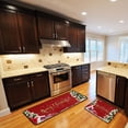 thumbnail image 4 of EQWLJWE Christmas Kitchen Mats for Floor,Christmas Kitchen Rugs Set of 2,Christmas Kitchen Rugs and Mats for Floor Non-Slip Backing Mat,Christmas Kitchen Decor,Anti Fatigue Kitchen Rug with Runner, 4 of 9