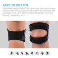 thumbnail image 1 of Protection de Genou Facile à Mettre, Sangle de Genou de Taille Réglable, Cyclisme pour la Course Sportive de Basket-Ball, 1 of 8