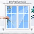 thumbnail image 3 of DIY Self-Adhesive Polyester Mosquito Window Screen with 5.6m Hook & Loop Fasteners - 1.5x2m Black Mesh, Easy Installation & Disassembly, Ideal for Bedroom, Kitchen, Balcony, Pet Areas - Full, 3 of 6