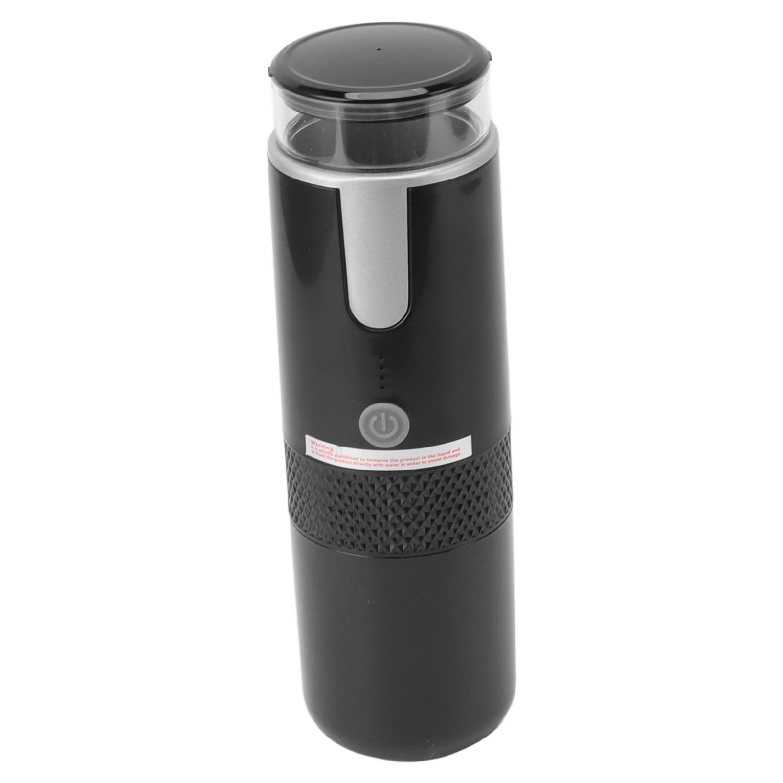 Mini Portable Pocket Coffee Maker, Rechargeable 1200mah Portable Coffee Maker PP Stainless Steel Manually Operated  for Hiking