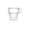thumbnail image 2 of Stoiva Stackable Double Wall Glasses - 5 oz - Set of 4, 2 of 8