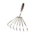 thumbnail image 1 of S SERENABLE Stainless Steel Claws Rake Hand Rake for Loosening Beach Clamming Accessories 7 tooth 5cm, 1 of 9