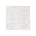 thumbnail image 1 of Fasade 12" x 12" Wall Panel Sample Gloss White Easy Installation, 1 of 1