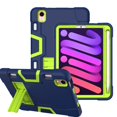 thumbnail image 1 of Mignova pour iPad Mini 6 6e Génération Étui 8,3 Pouces, Robuste Résistant Antichoc Adapté aux Enfants Étui Hybride avec Support Intégré Étui de Protection pour iPad Mini 6 (6e Génération) Sortie 2021 (Marine/vert), 1 of 6