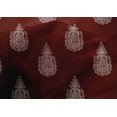 thumbnail image 4 of oneOone Cotton Silk Fabric Paisley Block Printed Craft Fabric BTY 42 Inch Wide, 4 of 4