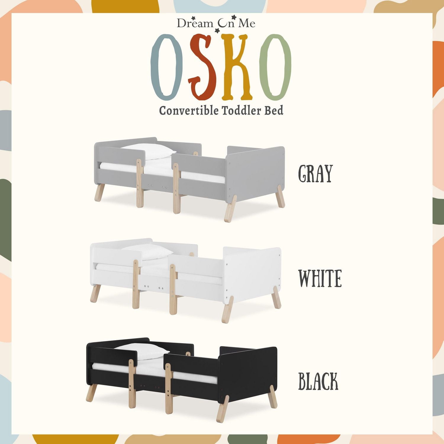 Dream On Me Osko Lit transformable pour enfant en bas âge