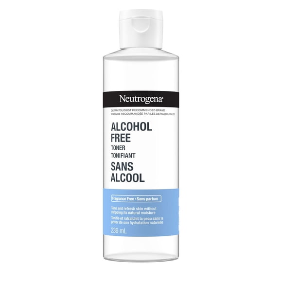 Tonifiant sans alcool Neutrogena, soins de la peau, hypoallergénique, sans parabènes, sans phtalates, sans parfum, 236 ml