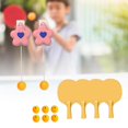 thumbnail image 4 of Children's Hanging Table Tennis Trainer Exercise Equipment Self Training Balls Set Professional Pink 4 Paddles, 4 of 8