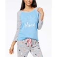 thumbnail image 1 of Jenni Hauts de Pyjama Graphiques à Manches Raglan pour Femmes, Rise and Shine, TG, 1 of 1