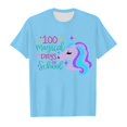 thumbnail image 4 of TZEWGL Chemise Mignonne pour Fille Garçon Imprimé Col Rond Manches Courtes Ample pour Bébés Taille 8-9T, 4 of 4