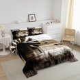 thumbnail image 3 of Erosebridal Rustic Cow Bedding Full Comforter Set, Farm Animal Down Comforter, Lodge Cabin Decor, Reversible 3pcs, 3 of 7