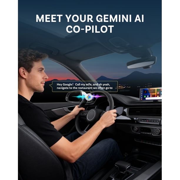 Ottocast 11.4' Wireless Carplay Screen for Car, Ottoscreen-AI, AI