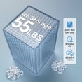 thumbnail image 2 of Coolake Commercial Ice Maker 200 lbs/24H, Air Cooled Under Counter Ice Machine with 55 lbs Ice Storage for Home Bar, 2 of 8