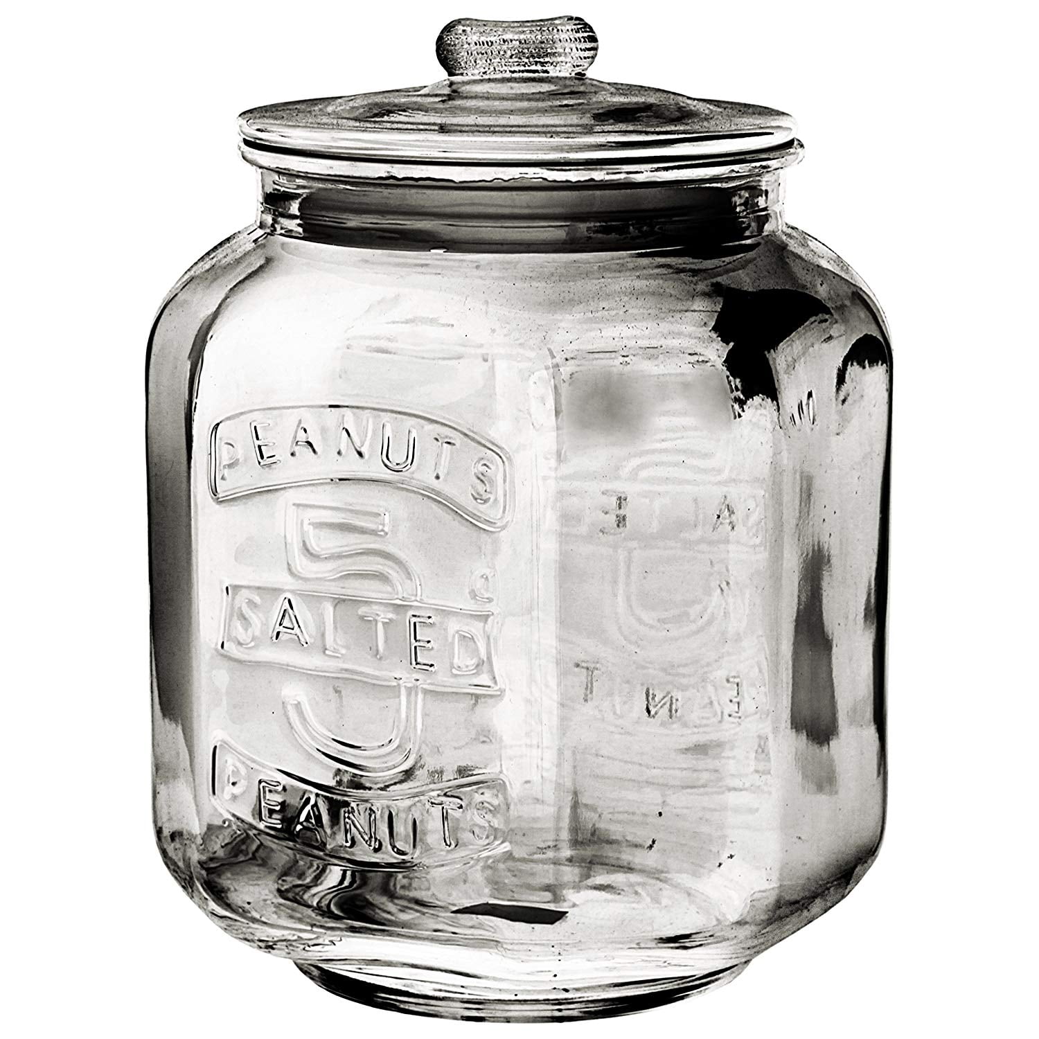 Grant Howard 50722 180 Ounce Jumbo Glass Vintage Peanuts Storage