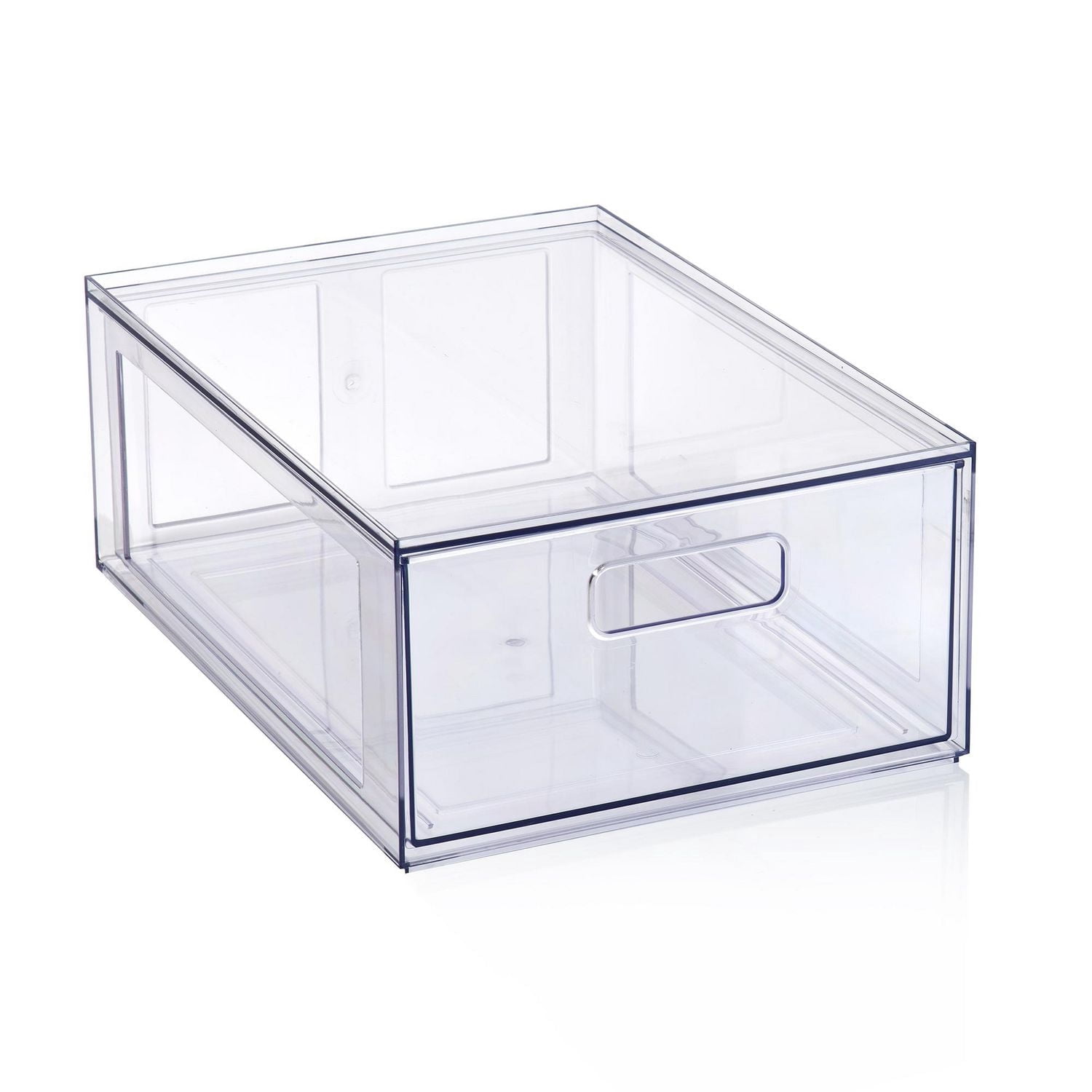 Mainstays transparent plastique brillant tiroir placard taille moyenne, taille adulte