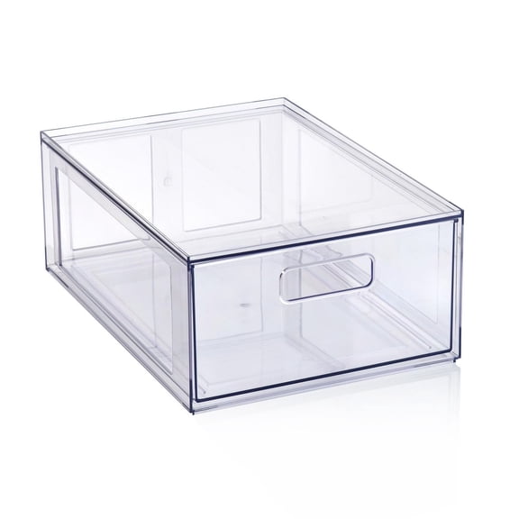 Mainstays transparent plastique brillant tiroir placard taille moyenne, taille adulte