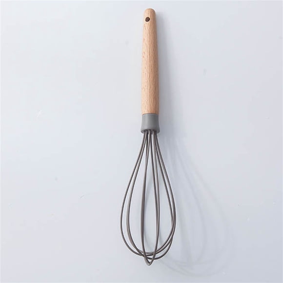 EGNMCR Wooden Handle Barbecue Brush, Non Stick Pot, Brush, Portable Outdoor Barbecue Brush, Oil Brush, Leaking Spoon, Kitchen Utensils Set soup spoon