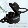 thumbnail image 4 of LOVEVER Water Bottle Lid  Water Bottle Lid Replacement for Wide Mouth  Compatible 12oz 22oz 32oz 42oz 62oz Plastic & Stainless Water Bottle Nozzle with Button Lock, 4 of 9