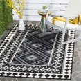 thumbnail image 3 of Safavieh Veranda Tapis Intérieur Extérieur Noir - 4 Pieds x 5 Pieds7 Pouces, 3 of 5